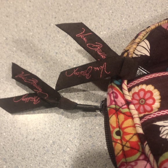 Vera Bradley Laptop/Multi Purpose Bag, Large & Front Pocket,Brown Floral - Picture 8 of 10